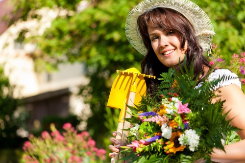 A local planting service arranging shrubs and perennials in Hernehill