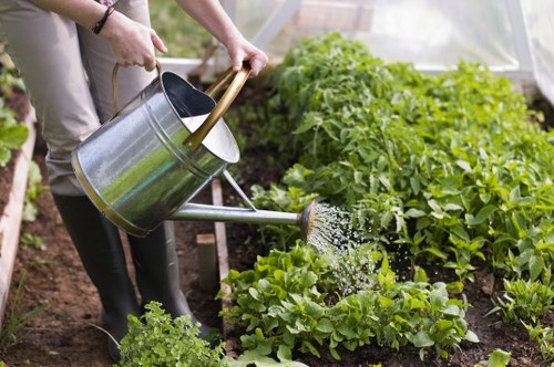 Customer concern about a garden project being assessed carefully